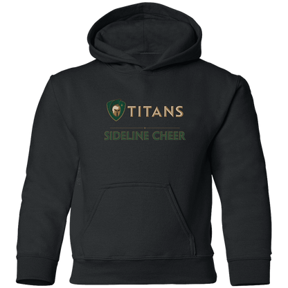 tc-titans-sideline-cheer-basic-gildan-youth-pullover-hoodie — Black — Front — source sha256 26ac7eacc48194cf2014d90f16186a4944186d6efd58665726e8f25d828921b9 — Color position 3