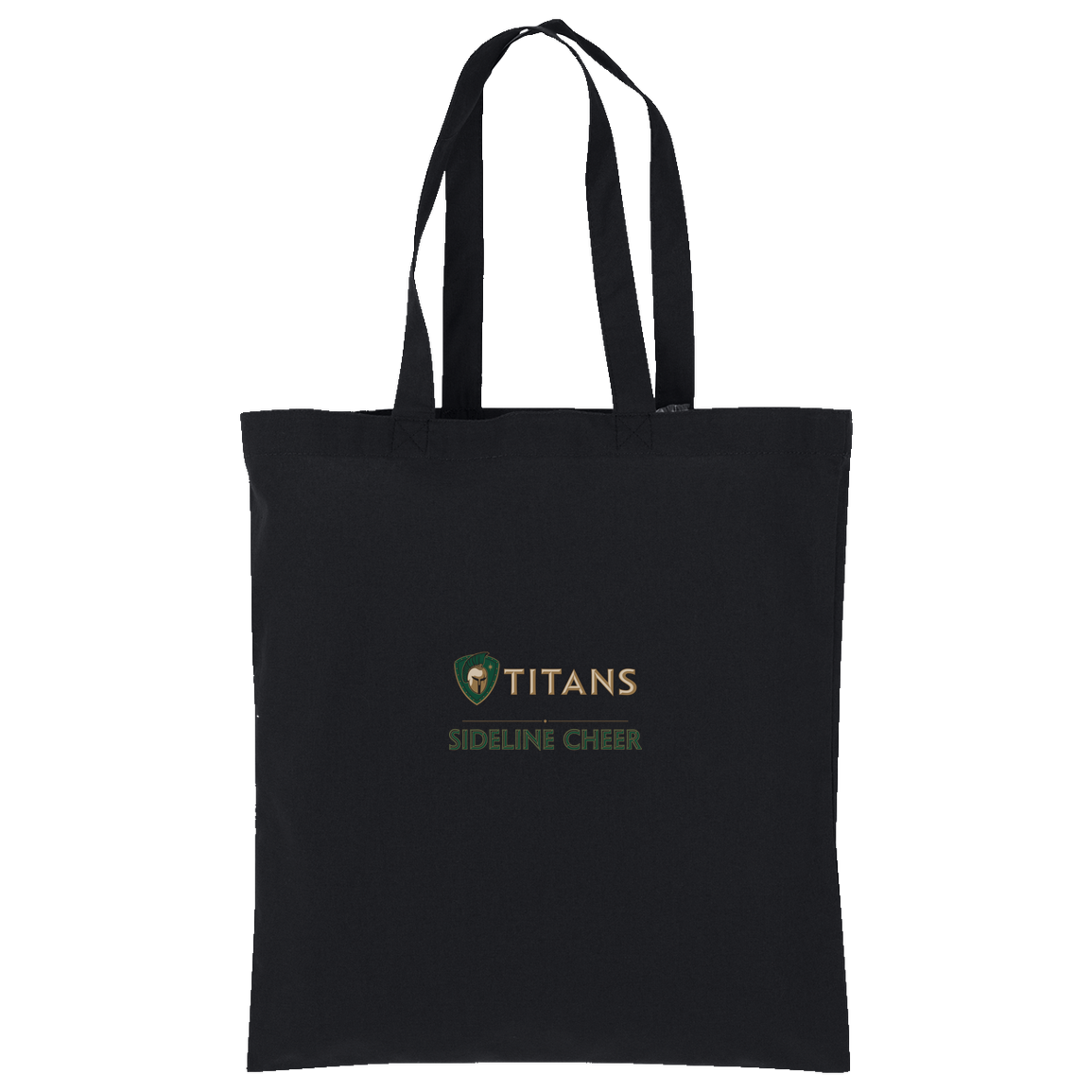 tc-titans-sideline-cheer-basic-port-authority-core-cotton-tote — Deep Black — Front — source sha256 3213f7c89f084bd3fa5f02730a5f559d8dbe18573c059b013dee90ff743fe816 — Color position 1