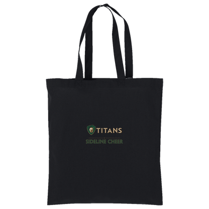 tc-titans-sideline-cheer-basic-port-authority-core-cotton-tote — Deep Black — Front — source sha256 3213f7c89f084bd3fa5f02730a5f559d8dbe18573c059b013dee90ff743fe816 — Color position 1