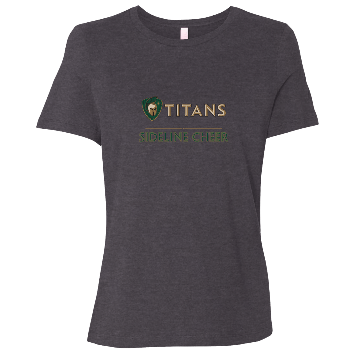 tc-titans-sideline-cheer-basic-bella-canvas-ladies-relaxed-jersey-short-sleeve-t-shirt — Dark Grey Heather — Front — source sha256 386d4b2f291e875fe093b1a2a29007fa8113a424fb7613d274e37881732214f9 — Color position 6