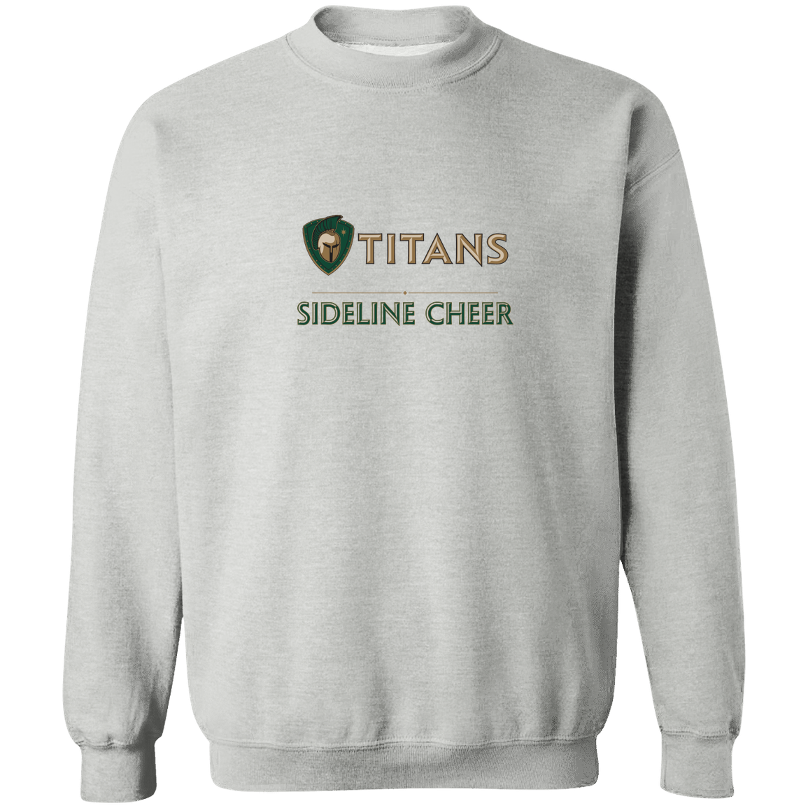 tc-titans-sideline-cheer-basic-gildan-crewneck-pullover-sweatshirt — Sport Grey — Front — source sha256 4a6229cbd352092f048586af0ed50a0dd07930a44f5e8238bcf18d719eca7dbd — Color position 1