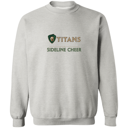 tc-titans-sideline-cheer-basic-gildan-crewneck-pullover-sweatshirt — Ash — Front — source sha256 76a5f51bfd6d6e2515cbf77e21e855a189c70130a3efa70e3cf60c75c35ae002 — Color position 2