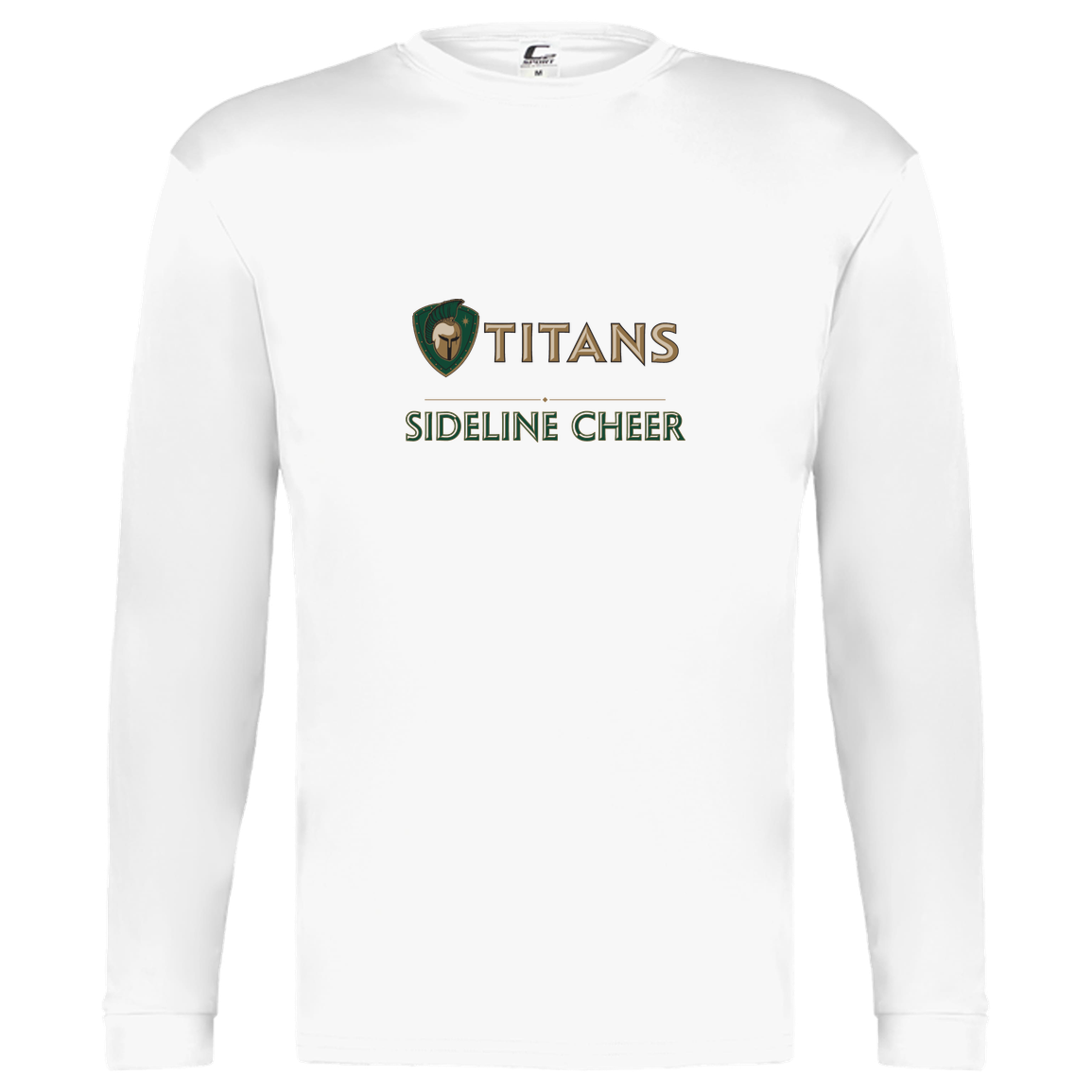 tc-titans-sideline-cheer-basic-c2-kids-performance-long-sleeve-tee — White — Front — source sha256 81842e8d6f4bf98a09661dc4044399bfdd099d0b5f550e43fb4994c2334a2368 — Color position 4