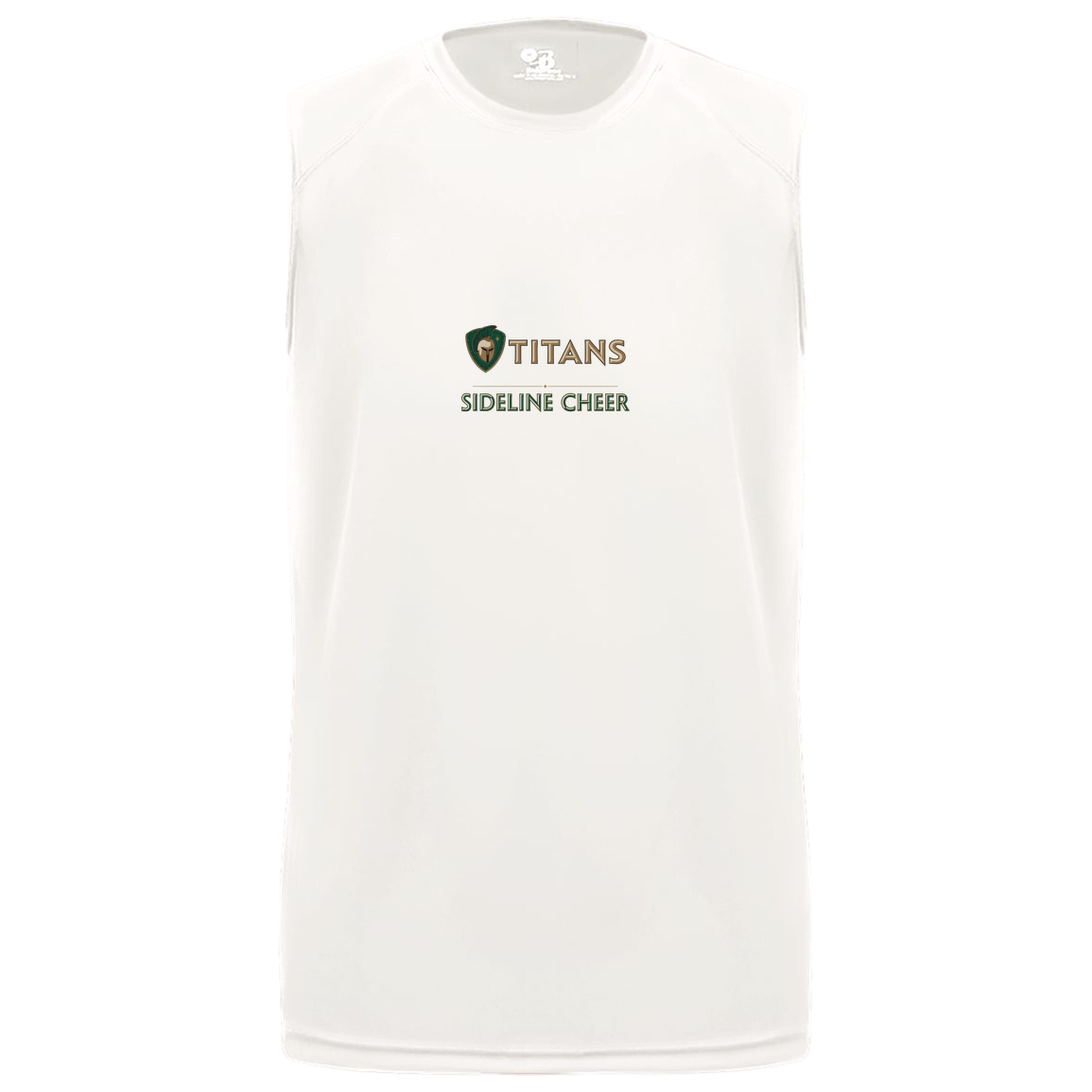 tc-titans-sideline-cheer-basic-badger-b-core-sleeveless-performance-tee — White — Front — source sha256 cdb9dc1c43c6ed61e8aadb16ce198e65c0010d9bbb1865743318fb725abe3bd9 — Color position 4