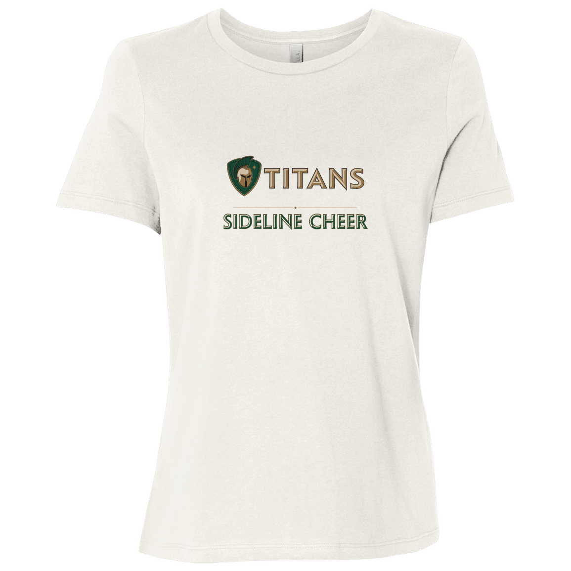 tc-titans-sideline-cheer-basic-bella-canvas-ladies-relaxed-jersey-short-sleeve-t-shirt — Vintage White — Front — source sha256 dbac637fa0fe64661549c935a598531650464da4d4bd3ae7e1efda7b815ea7d3 — Color position 2