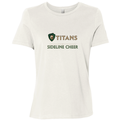 tc-titans-sideline-cheer-basic-bella-canvas-ladies-relaxed-jersey-short-sleeve-t-shirt — Vintage White — Front — source sha256 dbac637fa0fe64661549c935a598531650464da4d4bd3ae7e1efda7b815ea7d3 — Color position 2