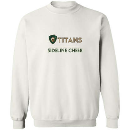 tc-titans-sideline-cheer-basic-gildan-crewneck-pullover-sweatshirt — White — Front — source sha256 e083e36324c0a0c026ebe587cd3d8d2836211a49f4a65550eaa868efb9d60505 — Color position 3