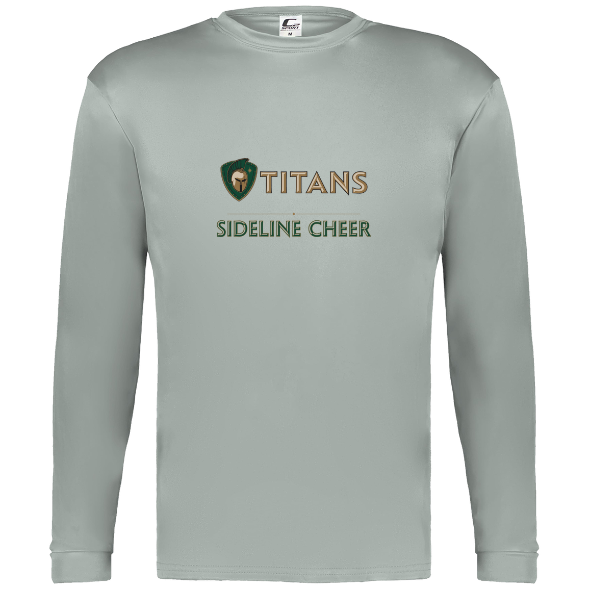 tc-titans-sideline-cheer-basic-c2-mens-performance-long-sleeve-tee — Silver — Front — source sha256 f77b3eb1149823c28d4a0c13a41e62328d7a9516502e88ede5f52300e0024d84 — Color position 3