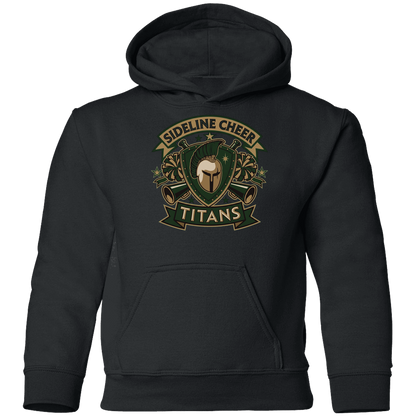 tc-titans-sideline-cheer-insignia-gildan-youth-pullover-hoodie — Black — Front — source sha256 137a432c04ad63e8b4daf4ca856bbb202be8c5d947d3993cc2dd018e719a733d — Color position 3