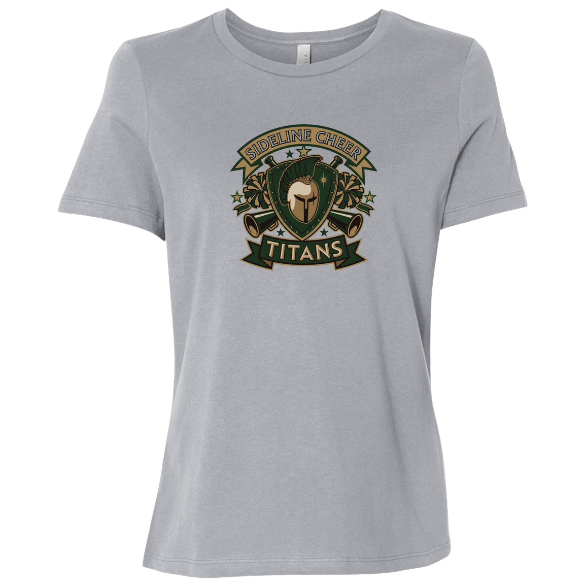 tc-titans-sideline-cheer-insignia-bella-canvas-ladies-relaxed-jersey-short-sleeve-t-shirt — Athletic Grey — Front — source sha256 5863400272f26a9bd76b98e0c2025de3f95943b29572fee1c10c28ea26c83aaf — Color position 3