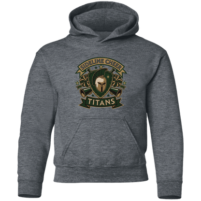 tc-titans-sideline-cheer-insignia-gildan-youth-pullover-hoodie — Dark Heather — Front — source sha256 5aeaf6f671449b8029b987bb51592806339ad7e328b490120c04715d2ce475b6 — Color position 4