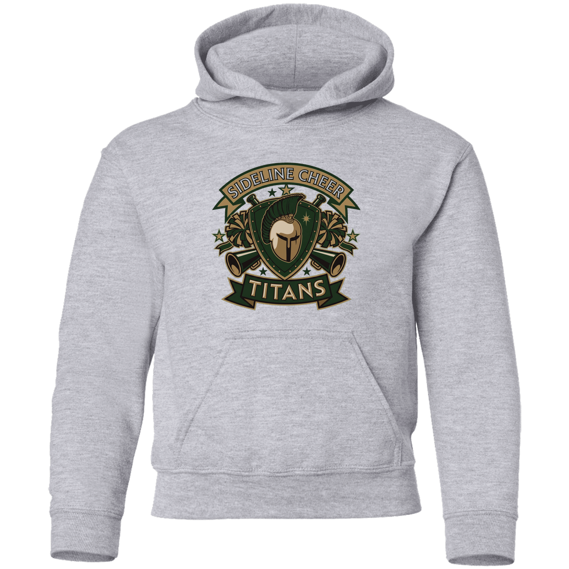 tc-titans-sideline-cheer-insignia-gildan-youth-pullover-hoodie — Sport Grey — Front — source sha256 6681c766cf8e18047f07eb03e75dfa44d9b51392159976d5e97e884c5273acc8 — Color position 1