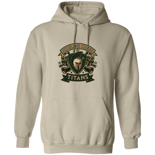 tc-titans-sideline-cheer-insignia-gildan-pullover-hoodie — Sand — Front — source sha256 77eda03743d22f5250a9ef7218a0b268d0136d4d07dfcc233fd29bbf5be7954e — Color position 1
