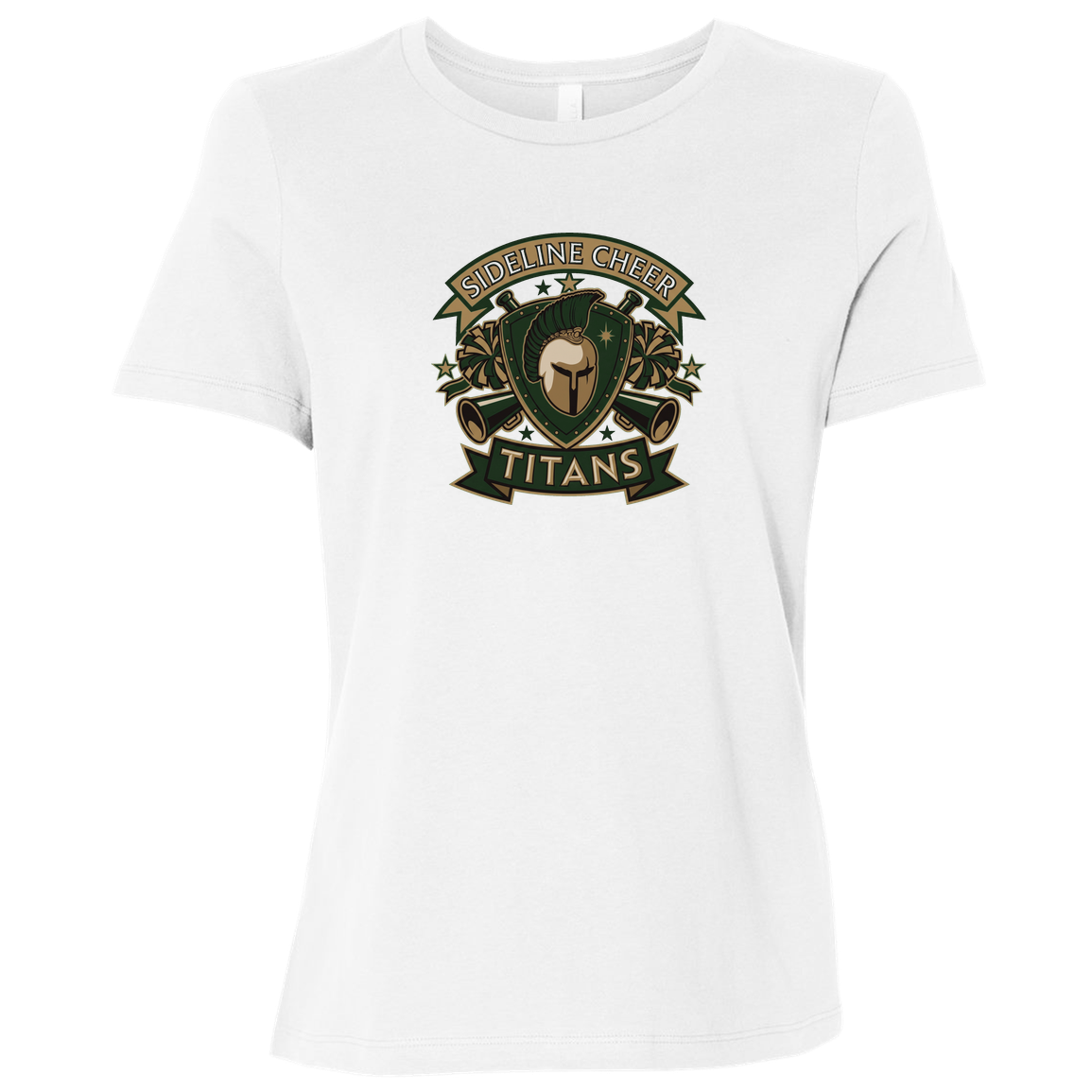 tc-titans-sideline-cheer-insignia-bella-canvas-ladies-relaxed-jersey-short-sleeve-t-shirt — White — Front — source sha256 87d751830d019719113074a6f2b689fd334fdb6e902b6d7211e11aa56f0e1a13 — Color position 4