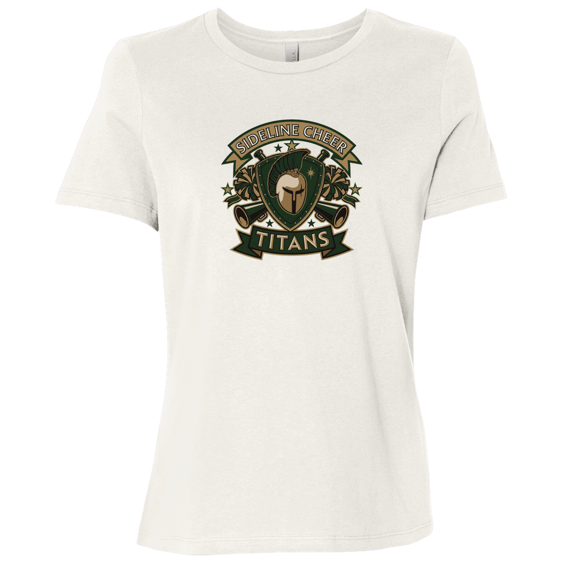 tc-titans-sideline-cheer-insignia-bella-canvas-ladies-relaxed-jersey-short-sleeve-t-shirt — Vintage White — Front — source sha256 957ad2350e6b40af4b18f69946c4f56f60004a0738541d6dadeed89516bf77ec — Color position 2