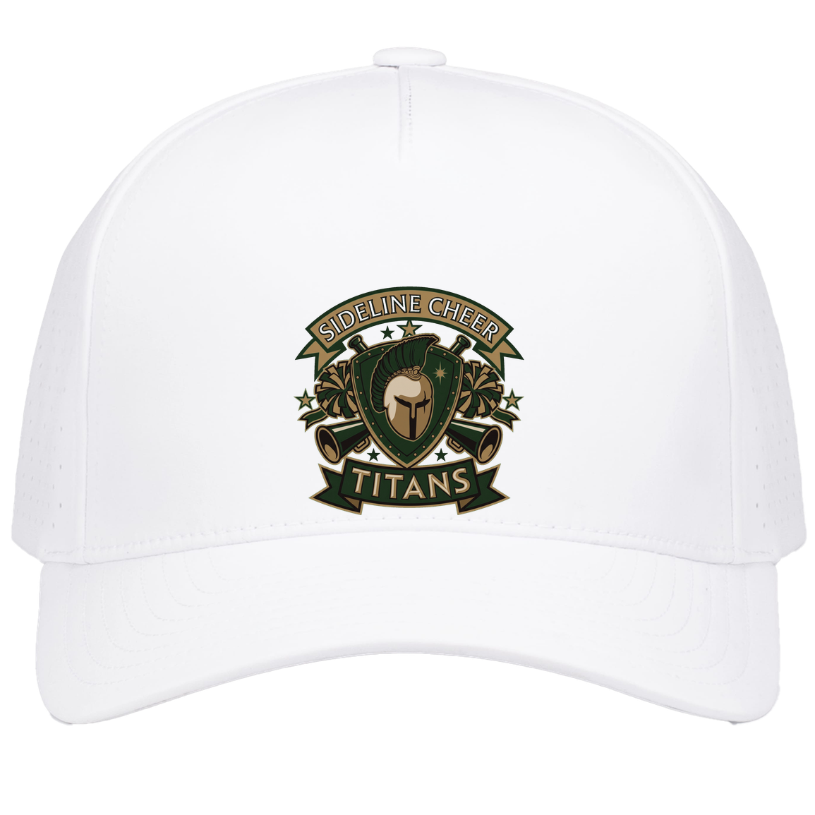 tc-titans-sideline-cheer-insignia-pacific-headwear-weekender-perforated-snapback-cap — White — Front — source sha256 a68904ae182f1b4fd69b7cc3e476c1bc6de52aa8d9eaf8a6c1cfd4a310748dc4 — Color position 6