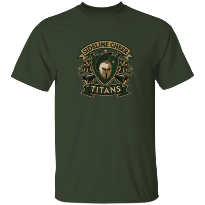 tc-titans-sideline-cheer-insignia-gildan-5-3-oz-t-shirt — Forest — Front — source sha256 b02a666dee8c5b4f929da5fee30c4bee26f11c302afde958e4f4b78c0233eba9 — Color position 7