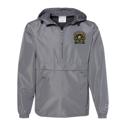 tc-titans-sideline-cheer-insignia-champion-unisex-packable-anorak-jacket — Graphite — Front — source sha256 dcb12dad9e239bde22ec36c7c5df0163bb5e220ca7db187154739070cb20d261 — Color position 2