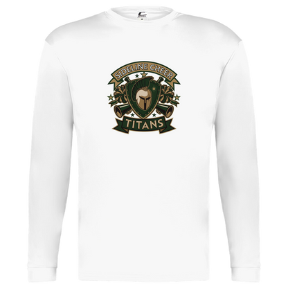 tc-titans-sideline-cheer-insignia-c2-kids-performance-long-sleeve-tee — White — Front — source sha256 dea305ac02fcb541fd6d5552d0da4c4cb284544270ea1bfac4c0ebe31f8a0f18 — Color position 4