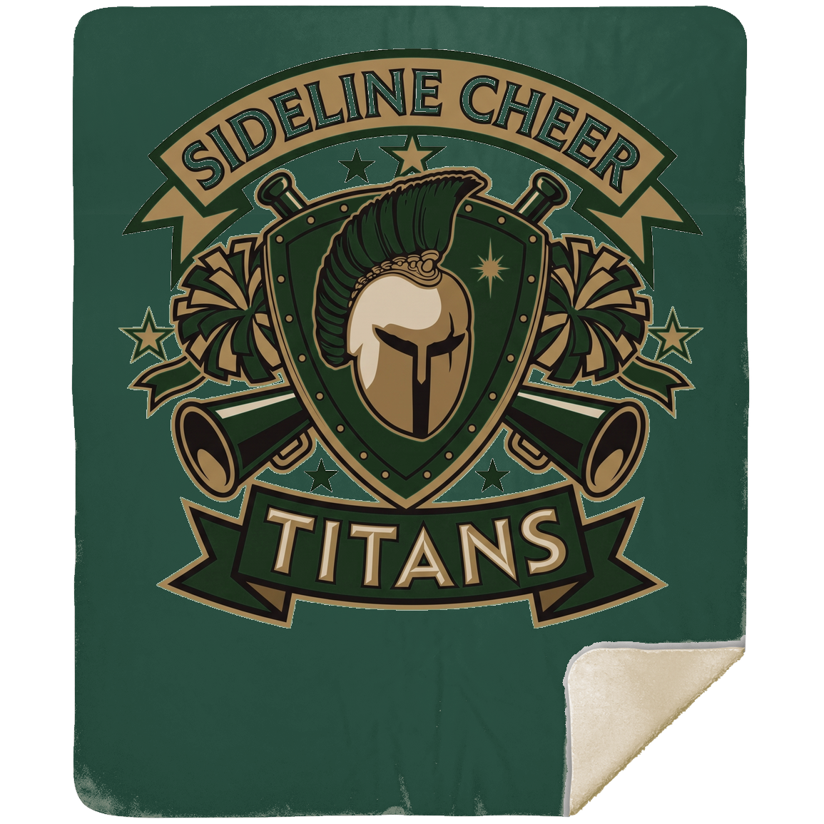 tc-titans-sideline-cheer-insignia-mshm-premium-sherpa-blanket-50x60 — Forest — Front — source sha256 f4b69f5bf9c91ee9c07a57512f8b0b8f6db6618cc723c004f4e306bff8ff5134 — Color position 6