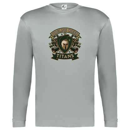 tc-titans-sideline-cheer-insignia-c2-kids-performance-long-sleeve-tee — Silver — Front — source sha256 fc09b6286b2a1e27e5b8793a25d184acf6c2817a2b55752f1b9515e44c1d216e — Color position 3