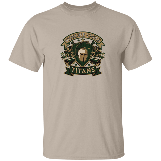 tc-titans-sideline-cheer-insignia-gildan-5-3-oz-t-shirt — Sand — Front — source sha256 fe3e5538cfd19e16a2018a4416f1bda051fc463de4872aa40f5137a223484328 — Color position 1