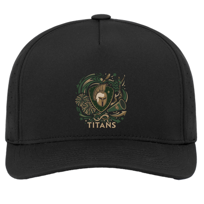 tc-titans-sideline-cheer-rally-v2-pacific-headwear-weekender-perforated-snapback-cap — Black — Front — source sha256 073fd04def9fb7922851d5fc74b0698890c82ff00cc673b314f414cecba01843 — Color position 2