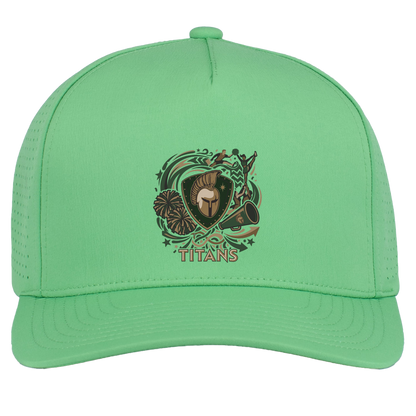 tc-titans-sideline-cheer-rally-v2-pacific-headwear-weekender-perforated-snapback-cap — Green — Front — source sha256 175812d4038393a82b893f0113f50f3590816ab91c4bbc6045a5a96ab3dc6178 — Color position 8