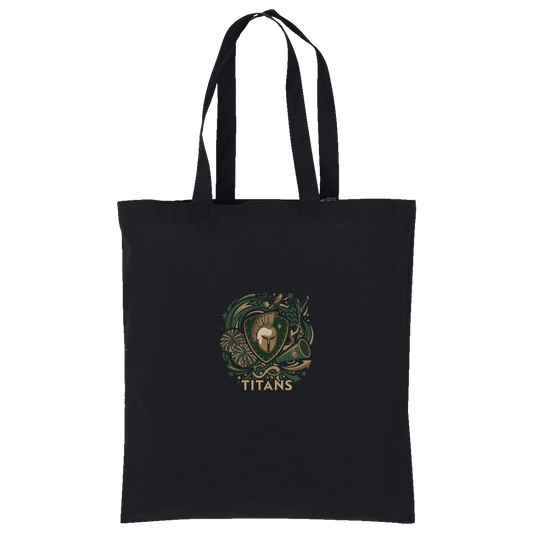 tc-titans-sideline-cheer-rally-v2-port-authority-core-cotton-tote — Deep Black — Front — source sha256 3dd6ff1d97b1c8937006bd024e672de0d356bae7ed2b2c3e35a925233b09dbbe — Color position 1