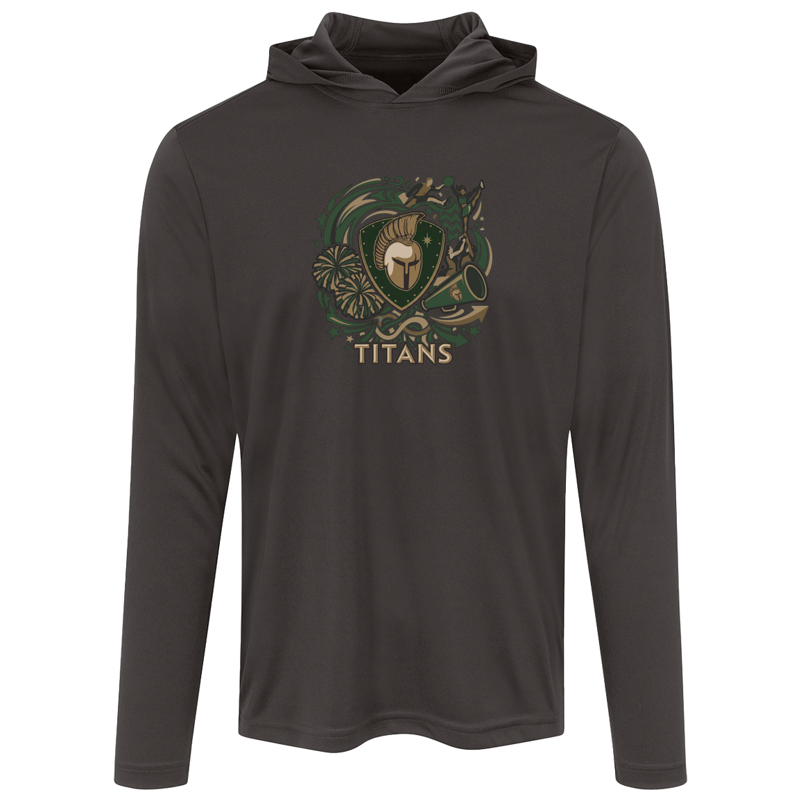 tc-titans-sideline-cheer-rally-v2-sport-tek-mens-competitor-hooded-tee — Iron Grey — Front — source sha256 3e371e851856ca9f382d24d17db11ee92d5d4fac8a92b4f60017ac9ca1083825 — Color position 2