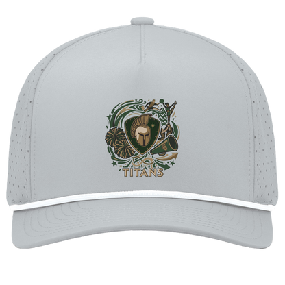 tc-titans-sideline-cheer-rally-v2-pacific-headwear-weekender-perforated-snapback-cap — Silver/White — Front — source sha256 5784e8e35c6ad137cfa12949a2761619c502224c4c8a8b22738254901c042e34 — Color position 5