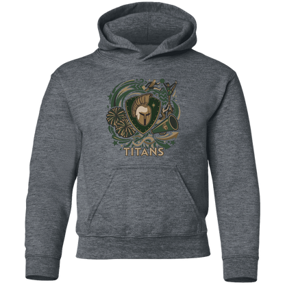 tc-titans-sideline-cheer-rally-v2-gildan-youth-pullover-hoodie — Dark Heather — Front — source sha256 ad986f9c89eba04b51d2fd9802ebb02597e7667967844cf0547357f45bdabead — Color position 4