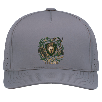 tc-titans-sideline-cheer-rally-v2-pacific-headwear-weekender-perforated-snapback-cap — Graphite — Front — source sha256 c8879c110e8571e9bdd7ca8d949a5c4d8e194e7c31525ff4a43d7fb6387502a6 — Color position 4