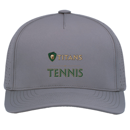 tc-titans-tennis-basic-pacific-headwear-weekender-perforated-snapback-cap — Graphite — Front — source sha256 302bdf21605207055f70e0a26fcaf09f70449eebf83c73fb275bd11a5f120372 — Color position 4