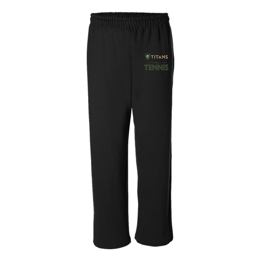 tc-titans-tennis-basic-gildan-adult-heavy-blend-open-bottom-pant — Black — Front — source sha256 3fcf6a702e06ccf49b922358e7cb8a60d3928d908bff2672132974879929d81d — Color position 1