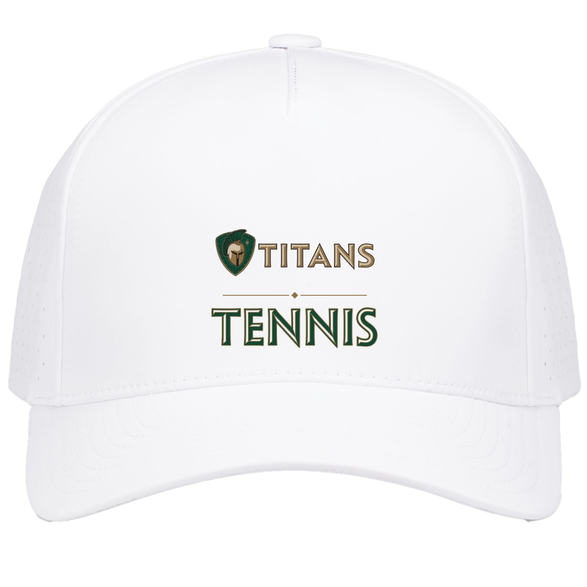 tc-titans-tennis-basic-pacific-headwear-weekender-perforated-snapback-cap — White — Front — source sha256 62b6367ba5818d3125e5e71a8c9c948c9fa674105299c879c05b3acd2e8652e4 — Color position 6