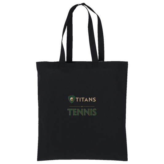 tc-titans-tennis-basic-port-authority-core-cotton-tote — Deep Black — Front — source sha256 786d32f8064a33c2c186f151c29d2cbf24a39c2f7215e506c37a648a48958883 — Color position 1