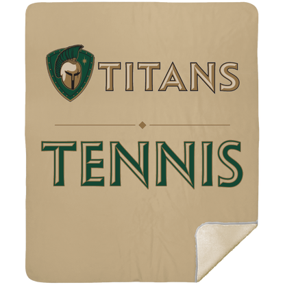 tc-titans-tennis-basic-mshm-premium-sherpa-blanket-50x60 — Tan — Front — source sha256 8c17cce41b69e29d3eb579cba4ac8aa7e3124b8e0f4281da3db645395905d3a5 — Color position 5