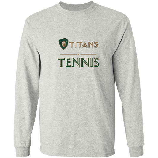 tc-titans-tennis-basic-gildan-ls-t-shirt-5-3-oz — Ash — Front — source sha256 9503ab502d6991061ad090f54a581b0f56abd667f0ca8dae85b7e48088c2c170 — Color position 1