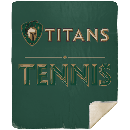 tc-titans-tennis-basic-mshm-premium-sherpa-blanket-50x60 — Forest — Front — source sha256 eb9c21812d5d1794efaea7320baf1e310bffc1f175b5b4877cbd724a41a76c6f — Color position 6