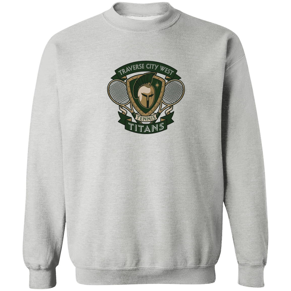 tc-titans-tennis-insignia-gildan-crewneck-pullover-sweatshirt — Sport Grey — Front — source sha256 36df3162e76dc2c54f6c978db4fe2e0ca19b03b89e9c094b652d7180075793ef — Color position 1