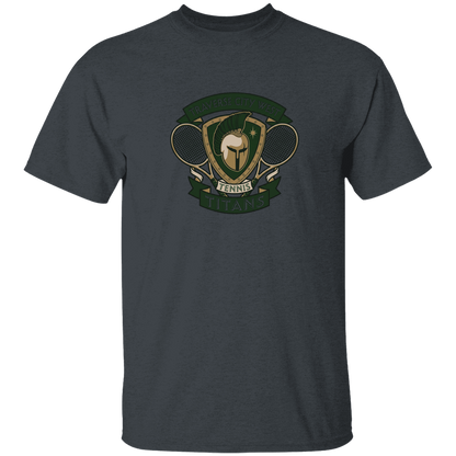 tc-titans-tennis-insignia-gildan-youth-5-3-oz-100-cotton-t-shirt — Dark Heather — Front — source sha256 958086b94421c114136a26c02644cb90d8a0161c5e651f44bf44fa8bf504fc12 — Color position 4