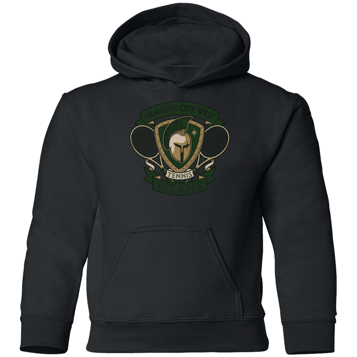 tc-titans-tennis-insignia-gildan-youth-pullover-hoodie — Black — Front — source sha256 cd12ed5eda17fe6391cd0e42e01d7bcf8fbd4a3060881ab6481b05676f8286f5 — Color position 3