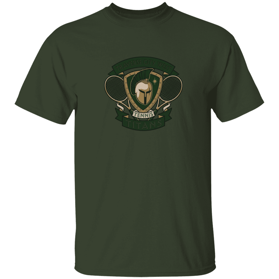 tc-titans-tennis-insignia-gildan-youth-5-3-oz-100-cotton-t-shirt — Forest — Front — source sha256 fe9d98b266de3fc47e8df0eb37f9f77d1ece1d4814f84dd1d332413927e67510 — Color position 6