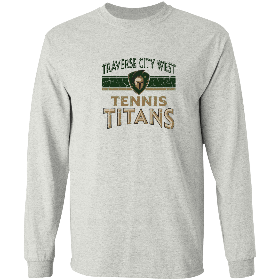 tc-titans-tennis-vintage-distressed-gildan-ls-t-shirt-5-3-oz — Ash — Front — source sha256 b6670f9cce522644c60bfcfe2f4e3264e20c781e2c78d4be8daeb50d297d9bb3 — Color position 1