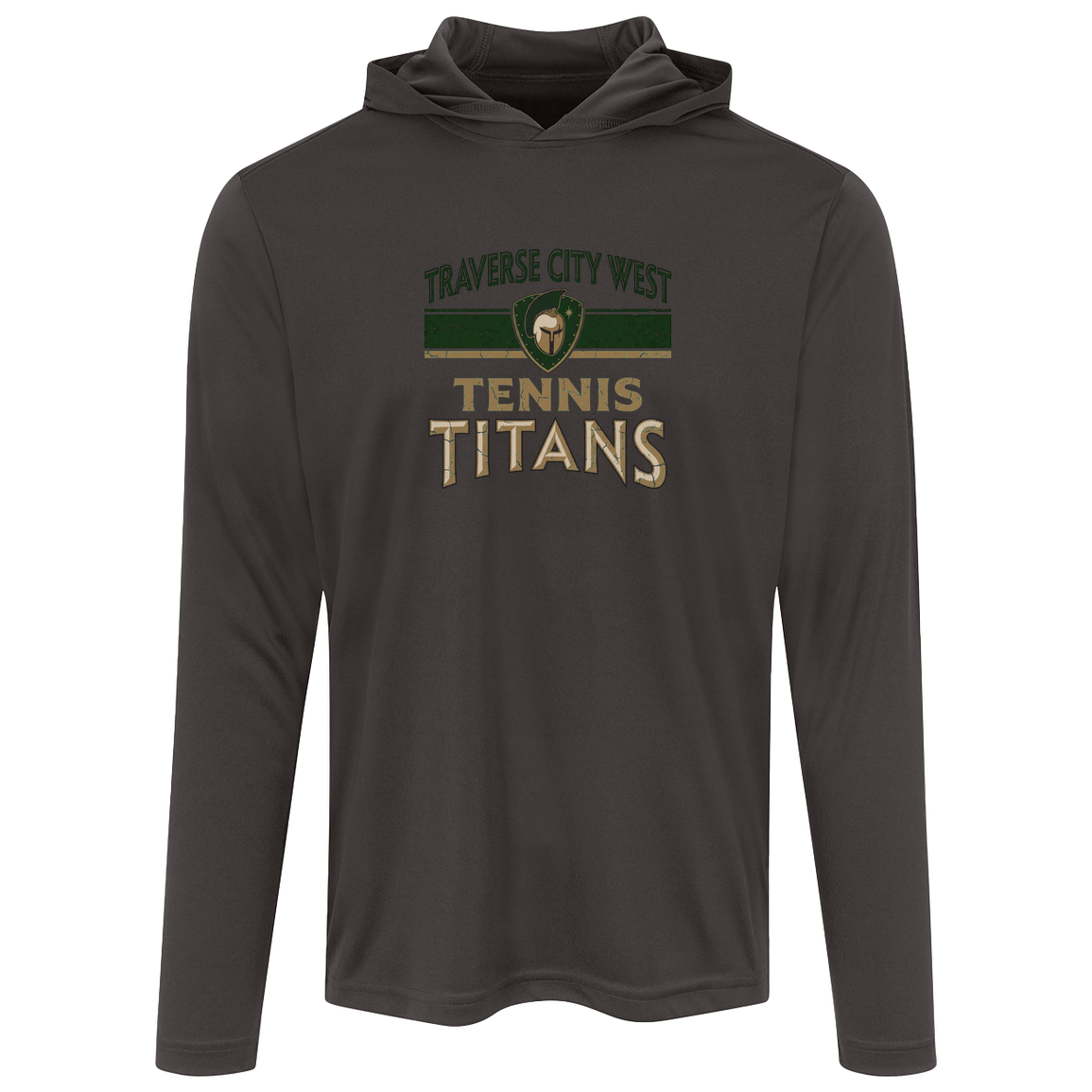 tc-titans-tennis-vintage-distressed-sport-tek-mens-competitor-hooded-tee — Iron Grey — Front — source sha256 e0b4f0d73a5f1db790ce02bc3e92355951eaa8ada8eef097dcbe41e4b5d1d91a — Color position 2