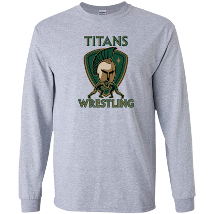 tc-titans-titan-crest-gildan-youth-ls-t-shirt — Sport Grey — Front — source sha256 1a48d9b79b6219eebc563b7bf5f433ab9e501a499ff517bbbda091f3faa4e66d — Color position 1