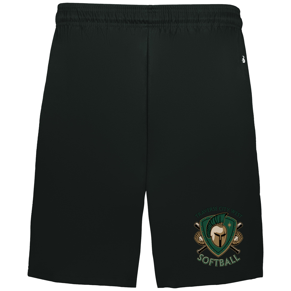 tc-titans-titan-crest-2-badger-adult-b-core-7-inch-short-with-pockets — Black — Front — source sha256 05efa7500f3600478f5f088122a7dc0b127222acecb0f0bafd3cd3ef1f20dae9 — Color position 1