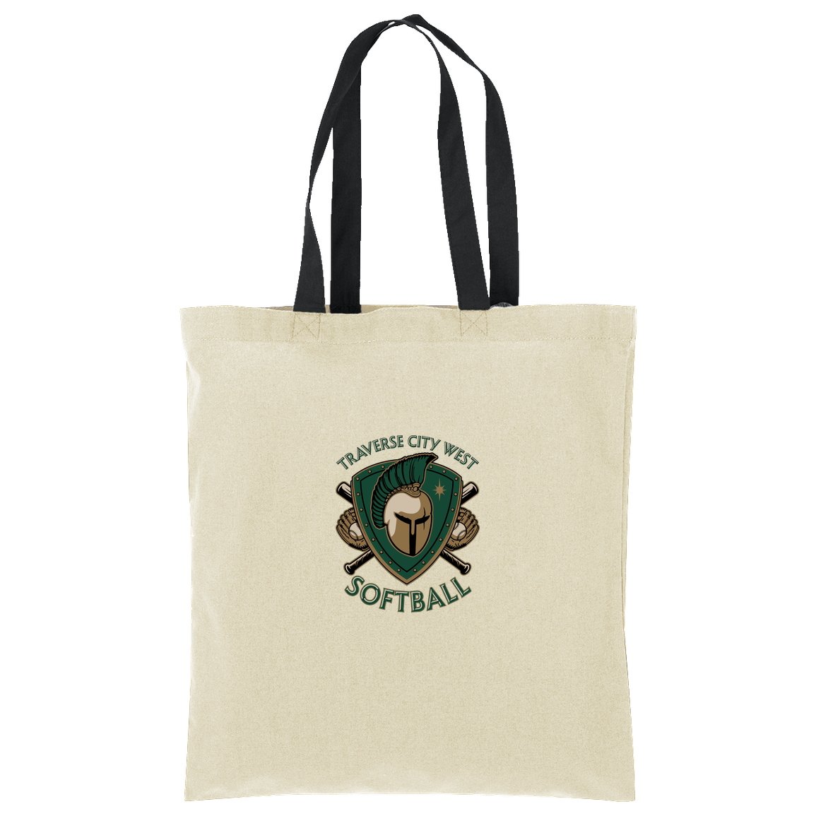 tc-titans-titan-crest-2-port-authority-core-cotton-tote — Natural/Deep Black — Front — source sha256 213b2c6df877921b1bf545d9b16d7469557b53357be73dd5bbee53417a947023 — Color position 3