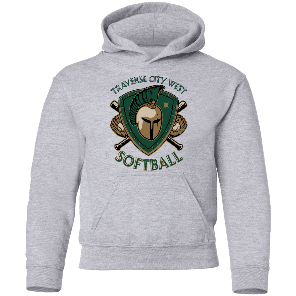 tc-titans-titan-crest-2-gildan-youth-pullover-hoodie — Sport Grey — Front — source sha256 29322d15a7121c901d43f726e13496fdfef0d7b6a7062f777b96333145cdc7ed — Color position 1